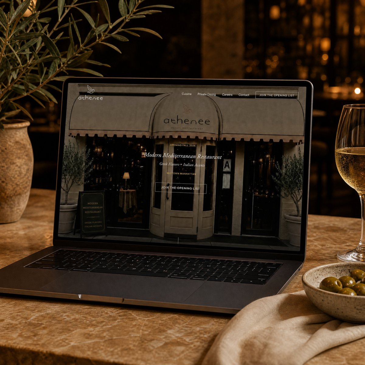 Athenee NYC, Modern Mediterranean Restaurant